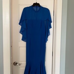 JS Collections Royal Blue Long Sleeve Dress
